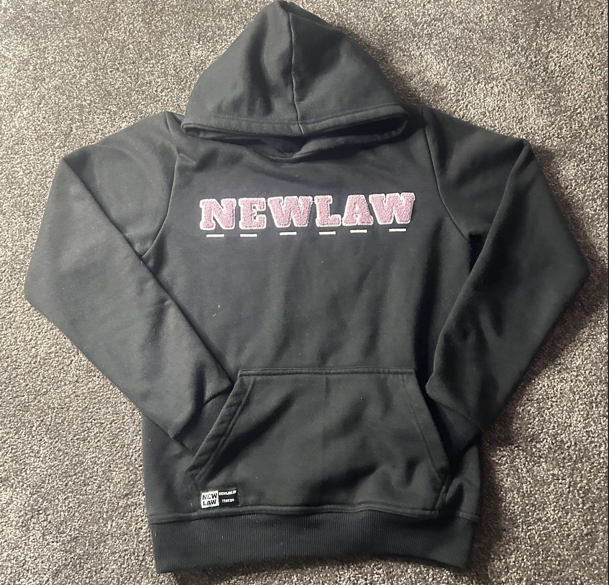 NEWLAW Box Logo Hoodie